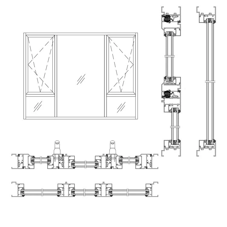 Screen Double Casement Window 4